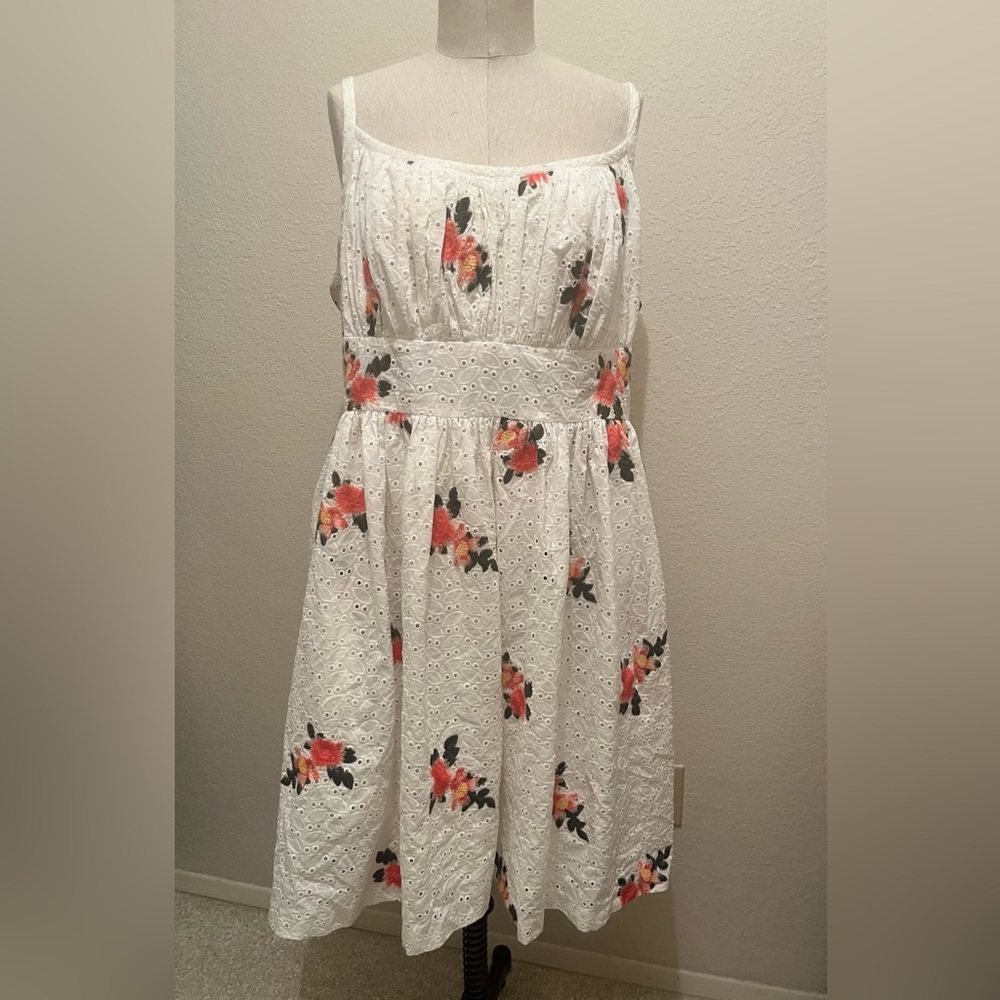 White Embroidered sundress
